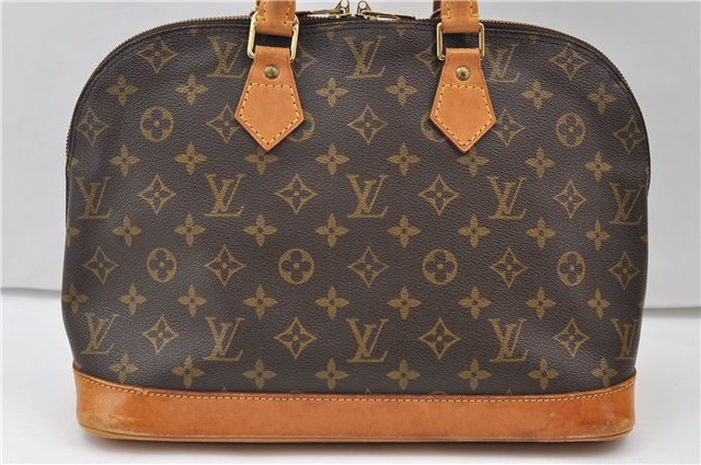 Authentic Louis Vuitton Monogram Alma Hand Bag Purse M51130 LV 3371E
