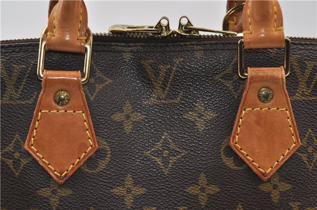Authentic Louis Vuitton Monogram Alma Hand Bag Purse M51130 LV 3371E