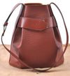 Authentic Louis Vuitton Epi Sac De Paule PM Shoulder Cross Bag Brown LV 3372D