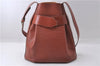 Authentic Louis Vuitton Epi Sac De Paule PM Shoulder Cross Bag Brown LV 3372D