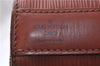 Authentic Louis Vuitton Epi Sac De Paule PM Shoulder Cross Bag Brown LV 3372D