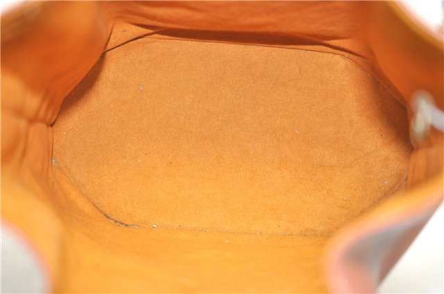 Authentic Louis Vuitton Epi Sac De Paule PM Shoulder Cross Bag Brown LV 3372D