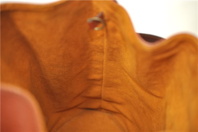 Authentic Louis Vuitton Epi Sac De Paule PM Shoulder Cross Bag Brown LV 3372D