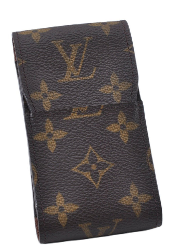 Authentic Louis Vuitton Monogram Etui Cigarette Case M63024 LV 3372F