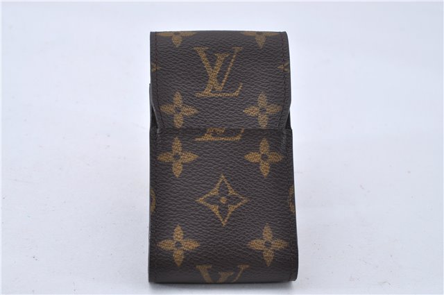 Authentic Louis Vuitton Monogram Etui Cigarette Case M63024 LV 3372F