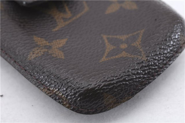 Authentic Louis Vuitton Monogram Etui TelePhone International PM M63064 LV 3373D