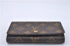 Auth Louis Vuitton Monogram Porte Monnaie Billets Tresor Wallet M61730 LV 3375F