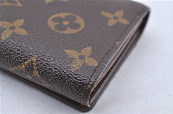 Auth Louis Vuitton Monogram Porte Monnaie Billets Tresor Wallet M61730 LV 3375F