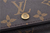 Auth Louis Vuitton Monogram Porte Monnaie Billets Tresor Wallet M61730 LV 3375F