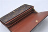 Auth Louis Vuitton Monogram Porte Monnaie Billets Tresor Wallet M61730 LV 3375F