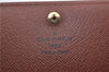 Auth Louis Vuitton Monogram Porte Monnaie Billets Tresor Wallet M61730 LV 3375F