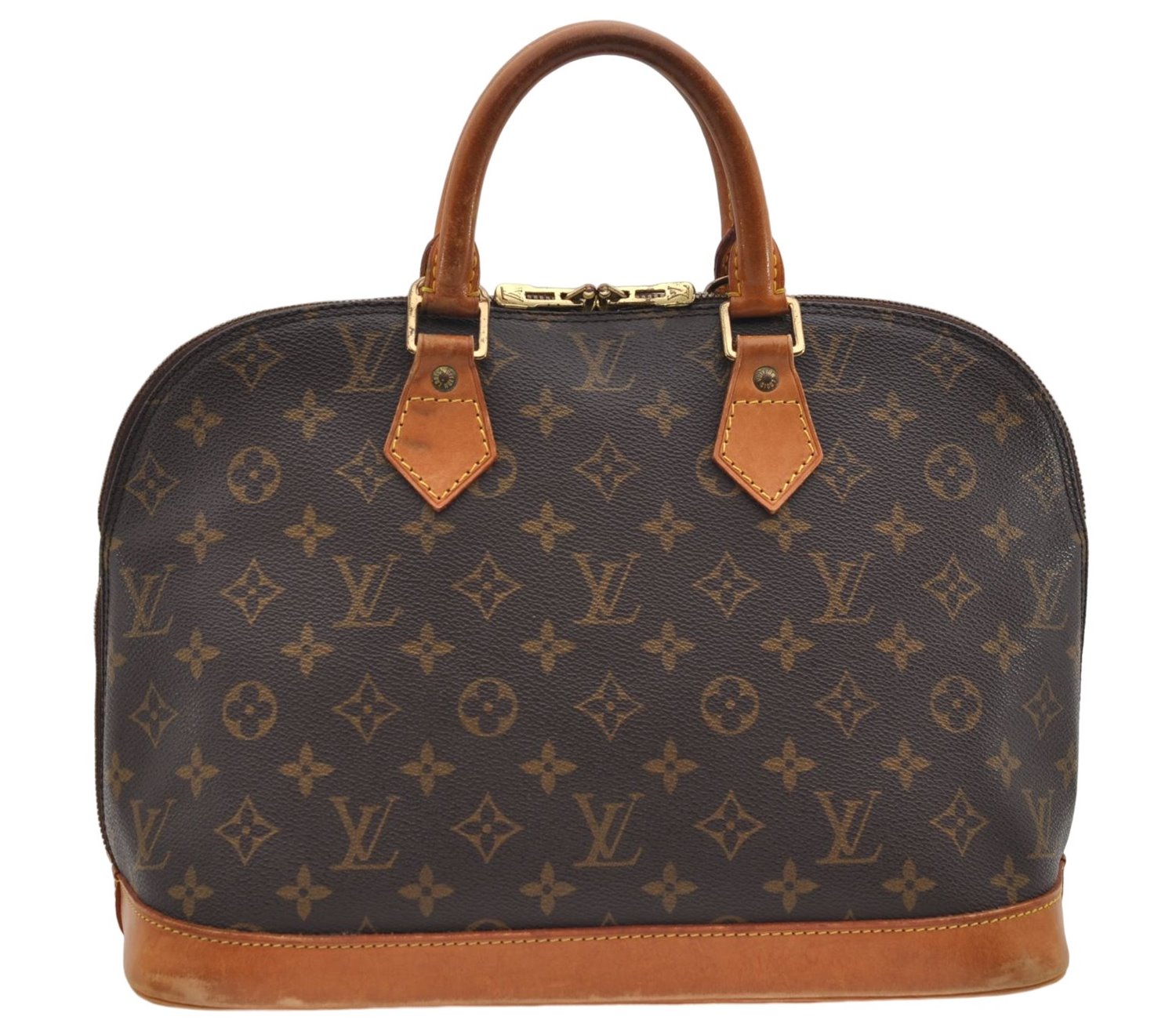 Authentic Louis Vuitton Monogram Alma Hand Bag M51130 LV 3379E