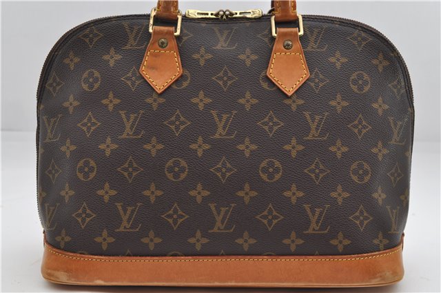 Authentic Louis Vuitton Monogram Alma Hand Bag M51130 LV 3379E