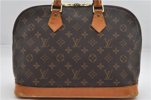 Authentic Louis Vuitton Monogram Alma Hand Bag M51130 LV 3379E