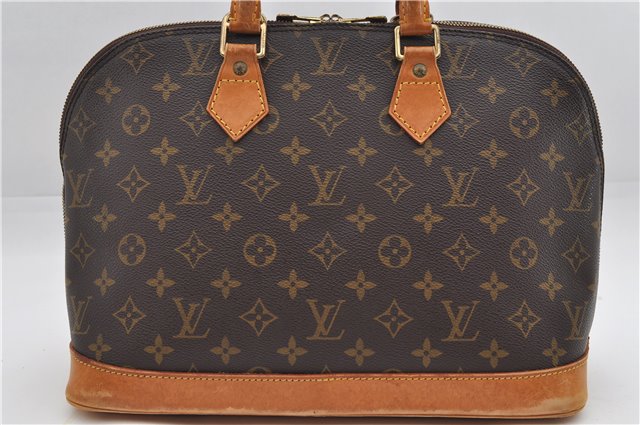 Authentic Louis Vuitton Monogram Alma Hand Bag M51130 LV 3379E