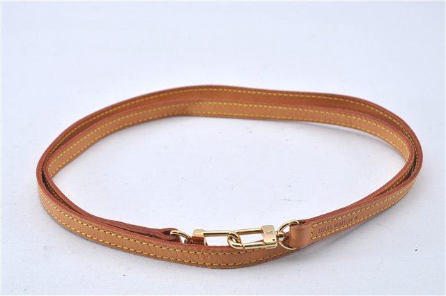 Authentic Louis Vuitton Leather Shoulder Strap Beige 46.5