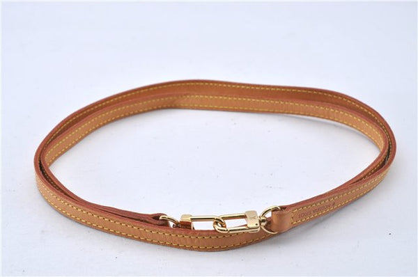 Authentic Louis Vuitton Leather Shoulder Strap Beige 46.5" LV 3383F