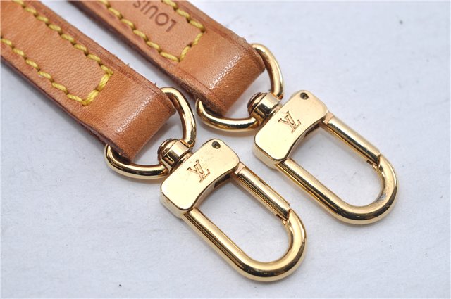 Authentic Louis Vuitton Leather Shoulder Strap Beige 46.5