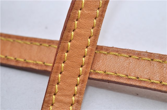 Authentic Louis Vuitton Leather Shoulder Strap Beige 46.5