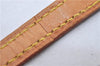 Authentic Louis Vuitton Leather Shoulder Strap Beige 46.5" LV 3383F