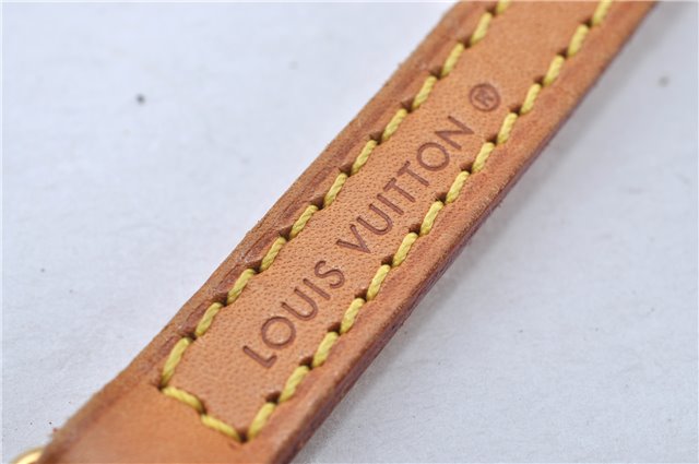 Authentic Louis Vuitton Leather Shoulder Strap Beige 46.5