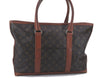 Auth Louis Vuitton Monogram Sac Weekend PM Vintage Tote Hand Bag M42425 LV 3384D