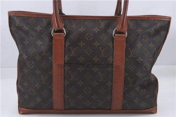 Auth Louis Vuitton Monogram Sac Weekend PM Vintage Tote Hand Bag M42425 LV 3384D