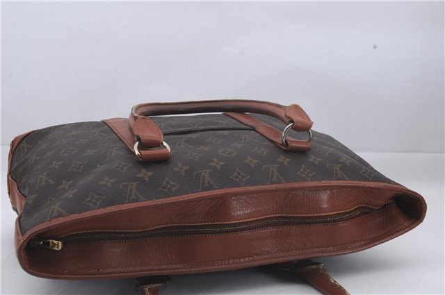 Auth Louis Vuitton Monogram Sac Weekend PM Vintage Tote Hand Bag M42425 LV 3384D