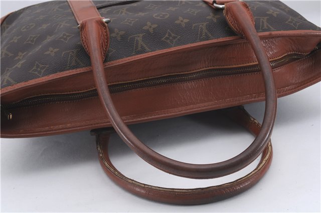 Auth Louis Vuitton Monogram Sac Weekend PM Vintage Tote Hand Bag M42425 LV 3384D