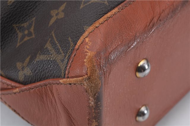 Auth Louis Vuitton Monogram Sac Weekend PM Vintage Tote Hand Bag M42425 LV 3384D