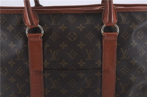 Auth Louis Vuitton Monogram Sac Weekend PM Vintage Tote Hand Bag M42425 LV 3384D