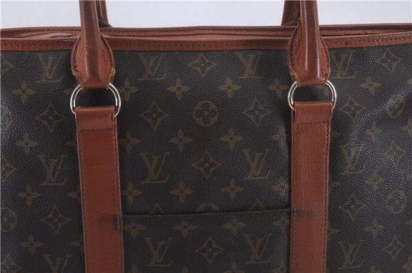 Auth Louis Vuitton Monogram Sac Weekend PM Vintage Tote Hand Bag M42425 LV 3384D