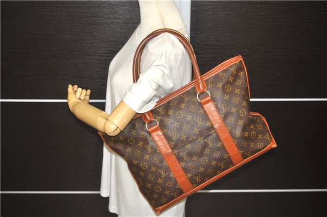 Auth Louis Vuitton Monogram Sac Weekend PM Vintage Tote Hand Bag M42425 LV 3384D