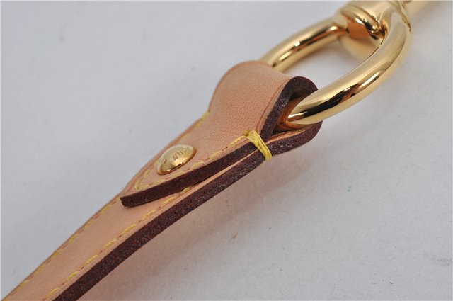 Authentic Louis Vuitton Leather Shoulder Strap Beige 35-39