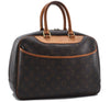 Authentic Louis Vuitton Monogram Deauville Hand Bag M47270 LV 3385D
