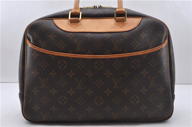 Authentic Louis Vuitton Monogram Deauville Hand Bag M47270 LV 3385D