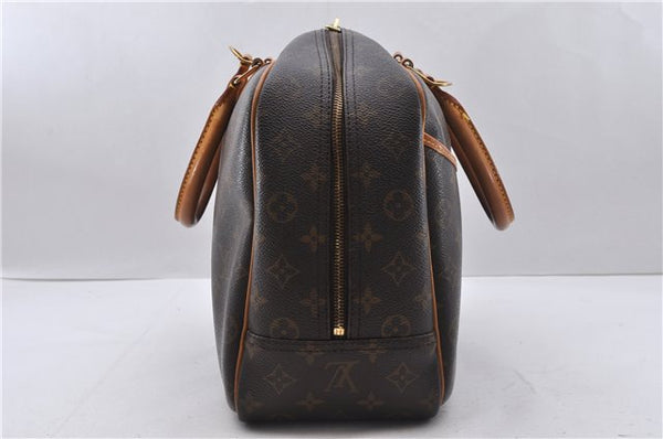 Authentic Louis Vuitton Monogram Deauville Hand Bag M47270 LV 3385D