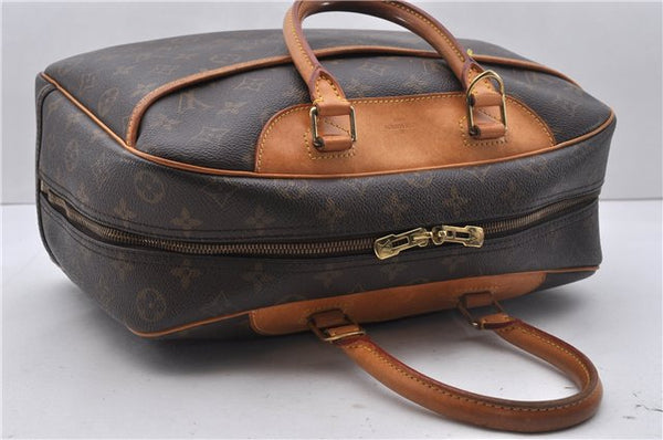 Authentic Louis Vuitton Monogram Deauville Hand Bag M47270 LV 3385D