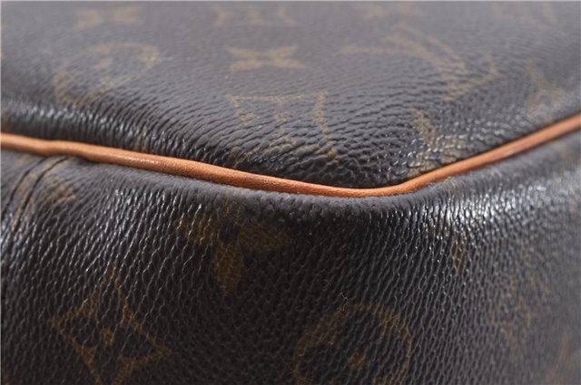 Authentic Louis Vuitton Monogram Deauville Hand Bag M47270 LV 3385D