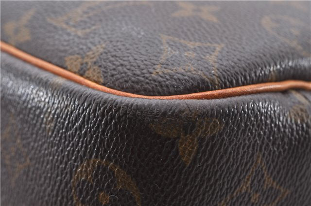 Authentic Louis Vuitton Monogram Deauville Hand Bag M47270 LV 3385D