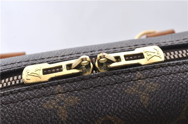 Authentic Louis Vuitton Monogram Deauville Hand Bag M47270 LV 3385D