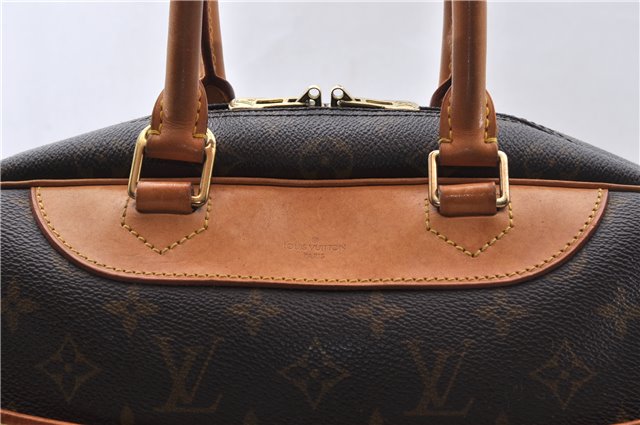 Authentic Louis Vuitton Monogram Deauville Hand Bag M47270 LV 3385D