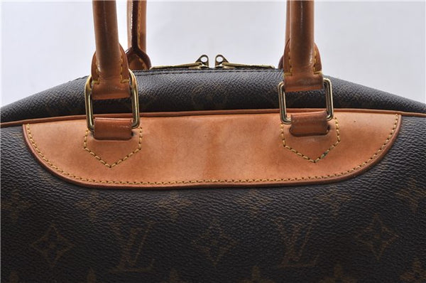 Authentic Louis Vuitton Monogram Deauville Hand Bag M47270 LV 3385D