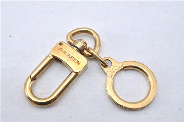 Authentic Louis Vuitton Charm Key Chain Anokre Gold M62694 LV 3389F