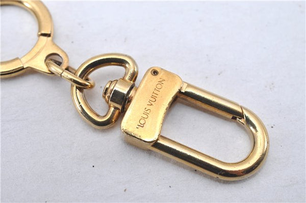 Authentic Louis Vuitton Charm Key Chain Anokre Gold M62694 LV 3389F