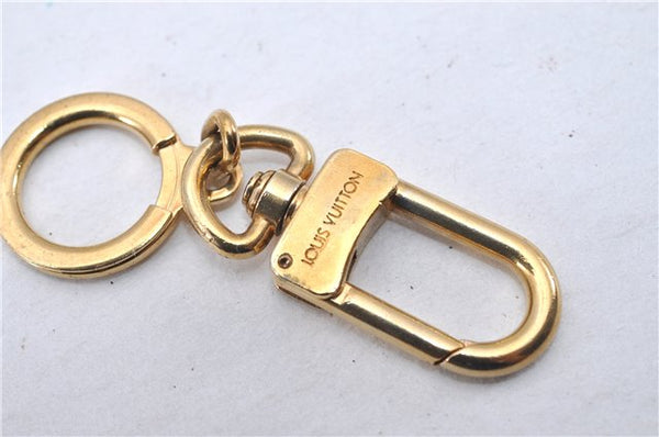 Authentic Louis Vuitton Charm Key Chain Anokre Gold M62694 LV 3389F