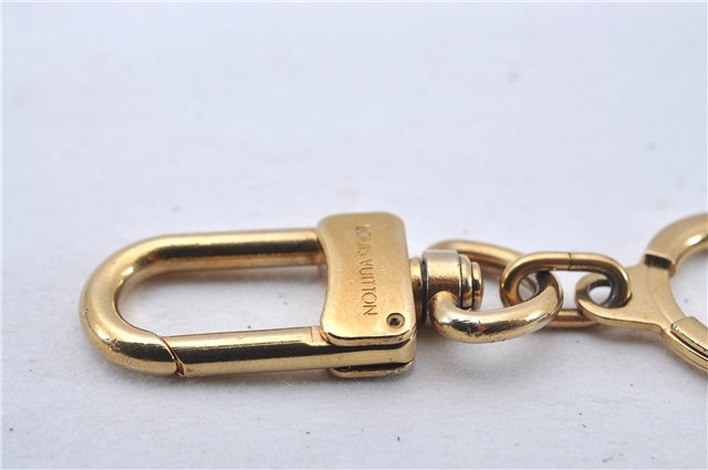 Authentic Louis Vuitton Charm Key Chain Anokre Gold M62694 LV 3389F