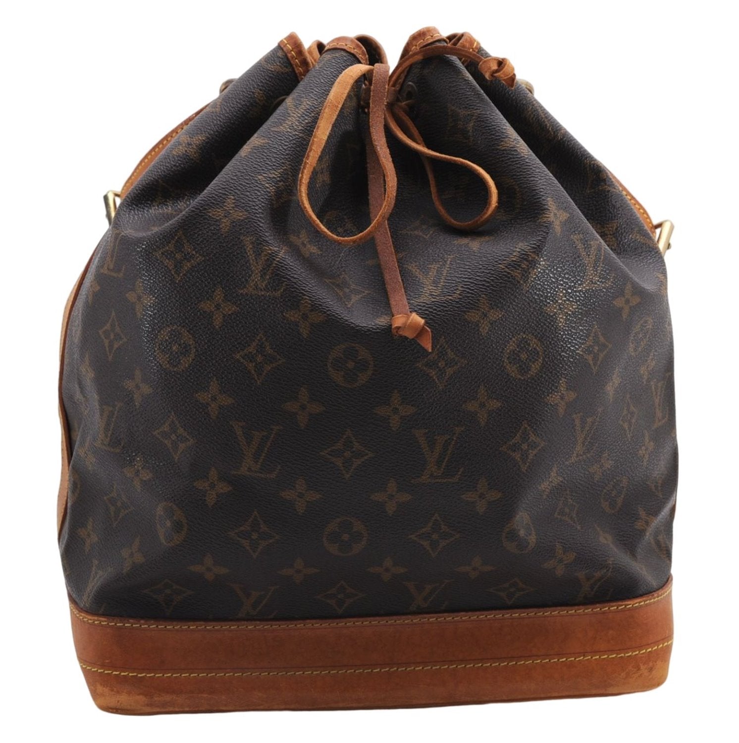 Authentic Louis Vuitton Monogram Noe Shoulder Bag Purse M42224 LV 3391E