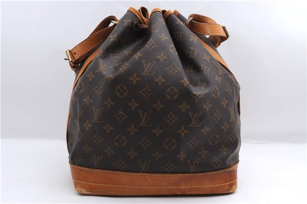 Authentic Louis Vuitton Monogram Noe Shoulder Bag Purse M42224 LV 3391E