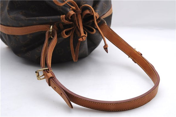 Authentic Louis Vuitton Monogram Noe Shoulder Bag Purse M42224 LV 3391E